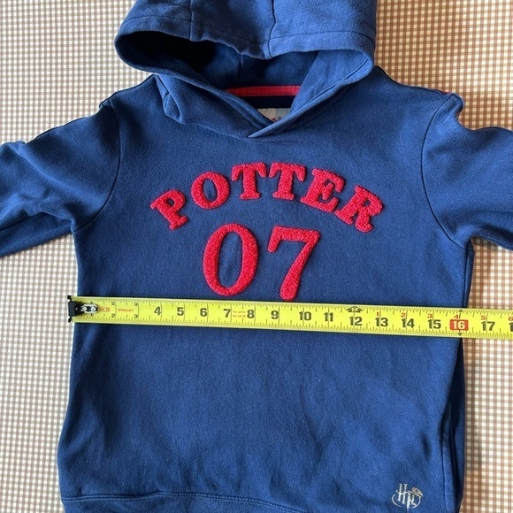 Harry Potter Mini Boden "Potter 07" Hooded pullover Sweatshirt Blue Red.8-9 year - Picture 4 of 16